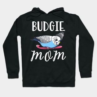 Blue Budgie Mom Hoodie